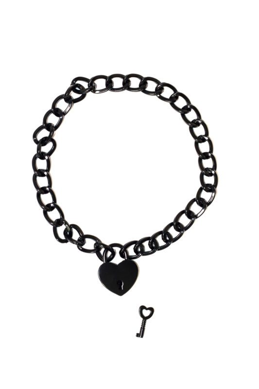 Halsband Party Hard Embrace - Zwart
