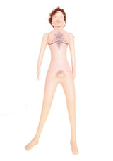 Opblaas pop- Sexpop - DENNIS 3D pop - Met Vibratie