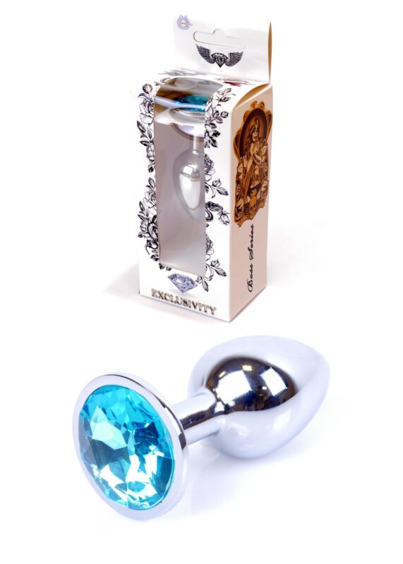 Butt plug - Silver PLUG- Blauw