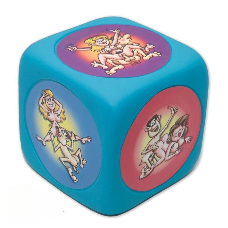 Diverty Sex - Supergrote dobbelstenen 150 x 150 - Blauw