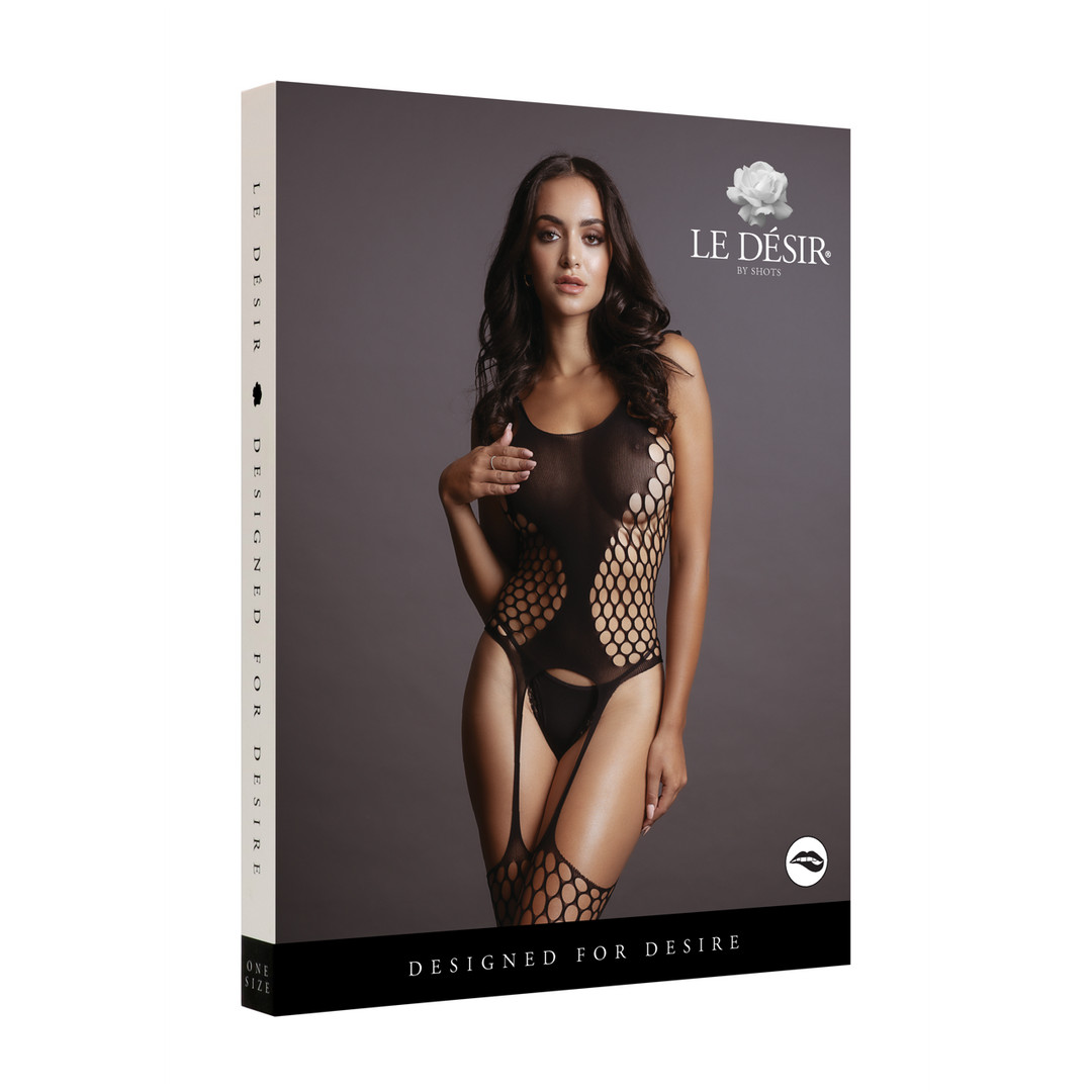 Fence Suspender Body Stocking - One Size