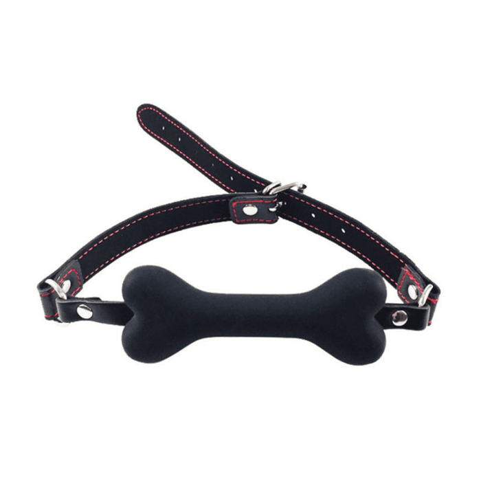 Fetish Fever - Bondage - Bone Gag - Zwart