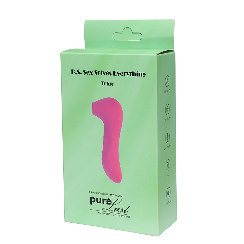 Siliconen Clitorale Zuigvibrator - Paars