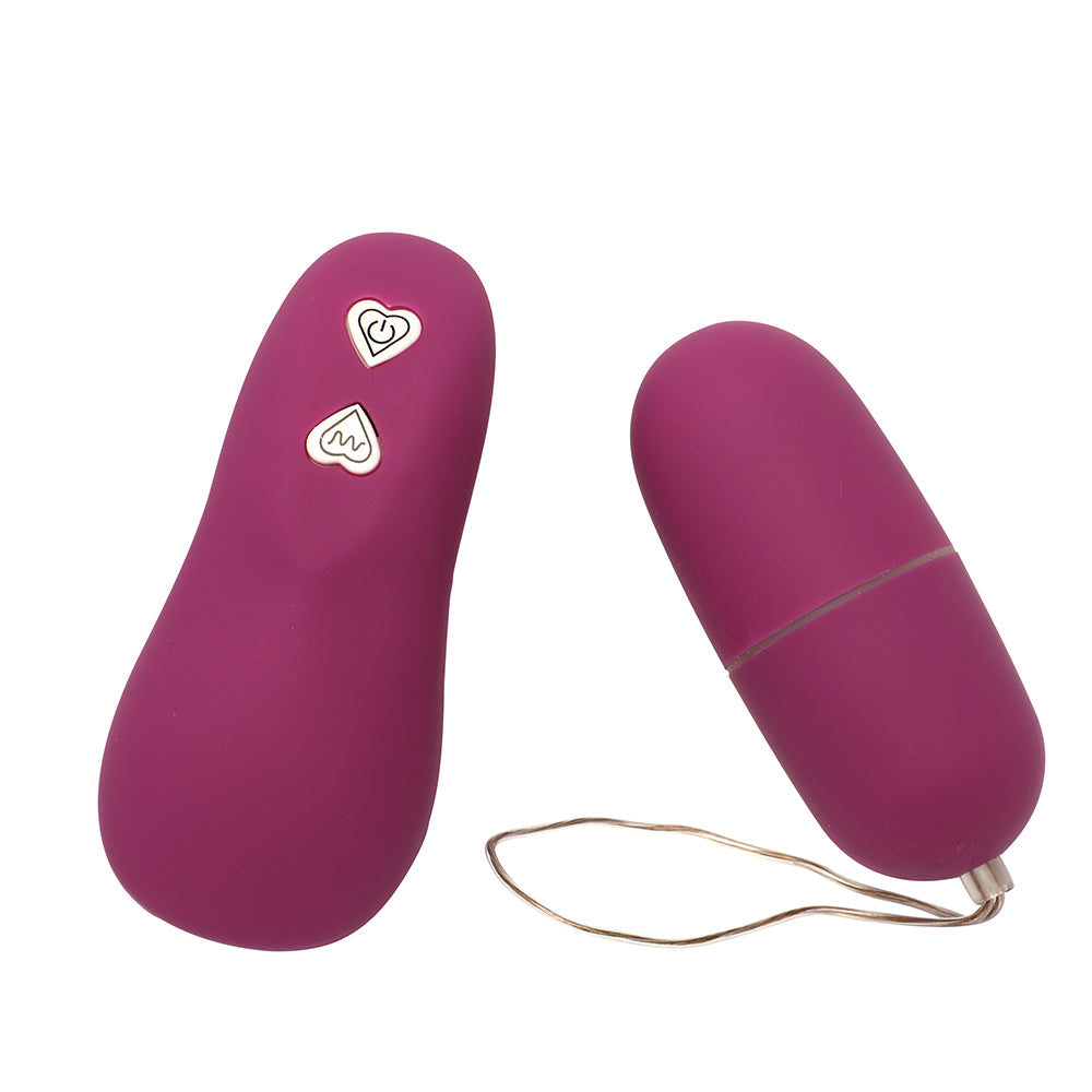Remote Egg Battery Vibrator - Light - Purple