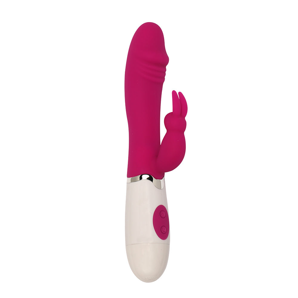 Rabbit Battery Vibrator - Purple