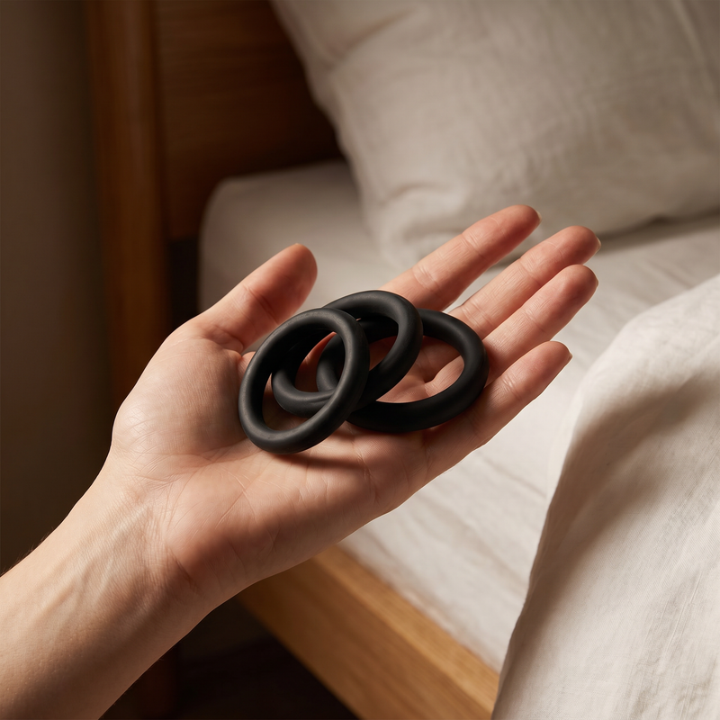 Universal Cockrings - Black — detail