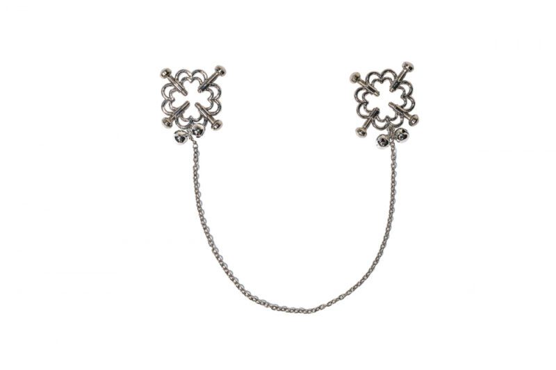 Tepelklemmen Met Schroeven En Ketting - BDSM - Bondage - Luxe Verpakking - Party Hard - Dare You