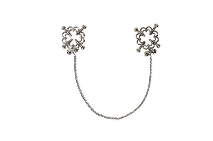 Tepelklemmen Met Schroeven En Ketting - BDSM - Bondage - Luxe Verpakking - Party Hard - Dare You