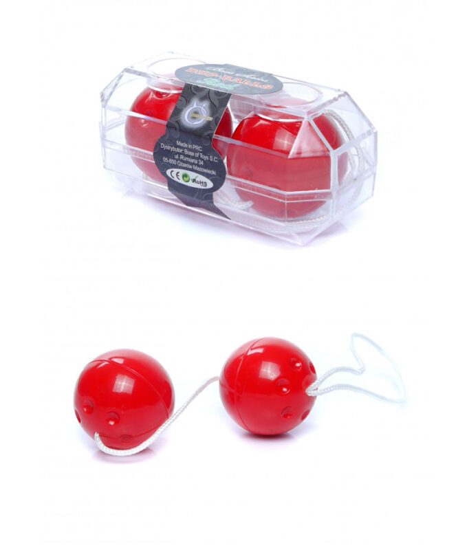 Vagina balletjes -Duo-Balls - Rood