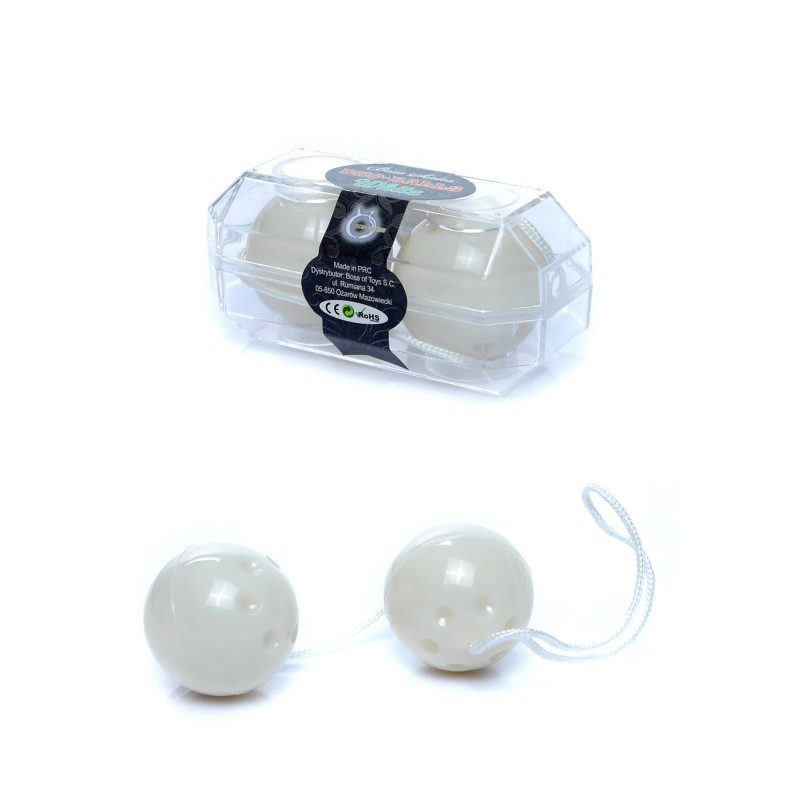 Vagina balletjes -Duo-Balls - Wit