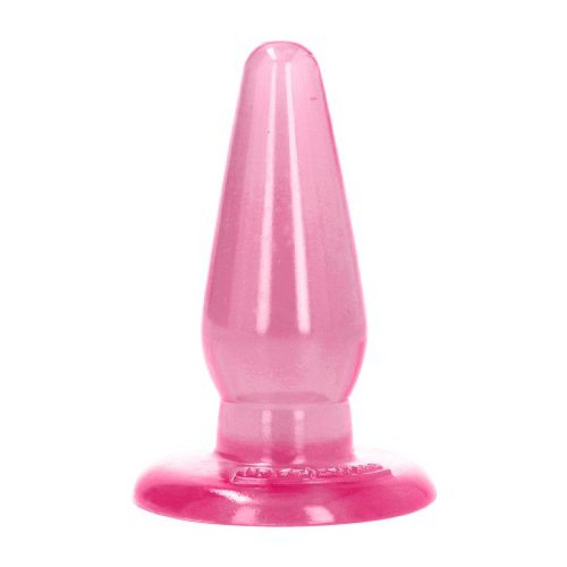 Plug Ivo - 12 cm - Made in Italy - Biobased - Ftalaten vrij - Transparant Roze