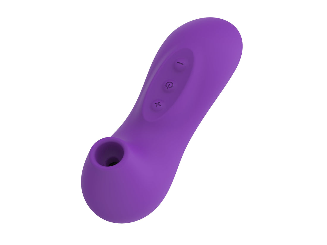 Siliconen Clitorale Zuigvibrator - Paars