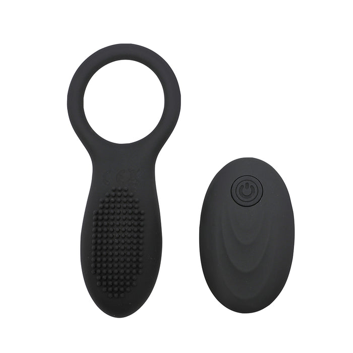 Vibrating Remote Cock Ring - Black