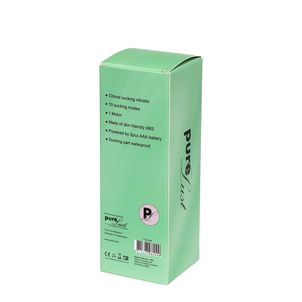 Zuigvibrator op Batterijen - Lichtroze