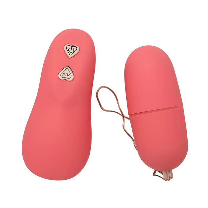 Afstandsbediening Ei Vibrator op Batterijen - Lichtroze