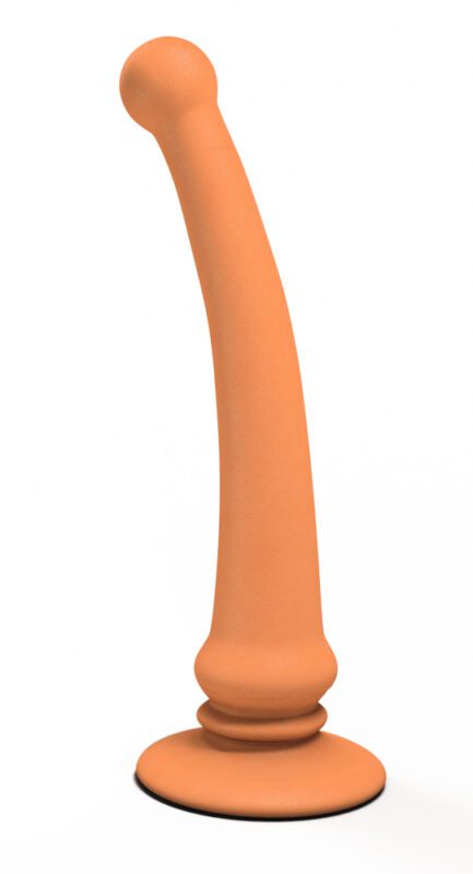 Anaal plug Rapier - Anale stimulator met een glad oppervlak en ronde kop - Lola Toys - BackDoor Edition - Dunne buttplug - Groot - 14cm x 2,5cm - Oranje