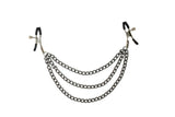 Tepelklemmen Met Drie Kettingen - BDSM - Bondage - Luxe Verpakking - Party Hard - Uncensored