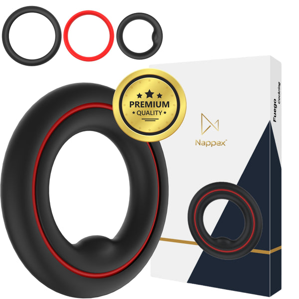 Cockring - Nappex™ Fuego - Premium Cockringen (10 Talen)
