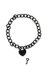 Halsband Party Hard Embrace - Zwart