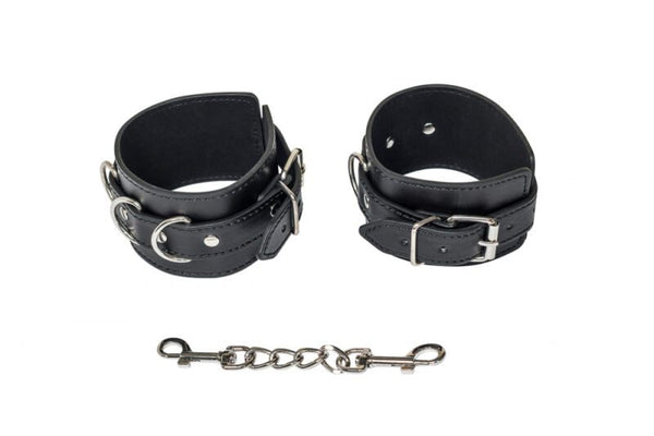 Aanpasbare Enkelboeien - Verstelbaar - Cuffs - BDSM - Bondage - Luxe Verpakking - Party Hard - Celestial - Zwart