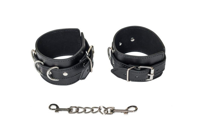 Aanpasbare Enkelboeien - Verstelbaar - Cuffs - BDSM - Bondage - Luxe Verpakking - Party Hard - Celestial - Zwart