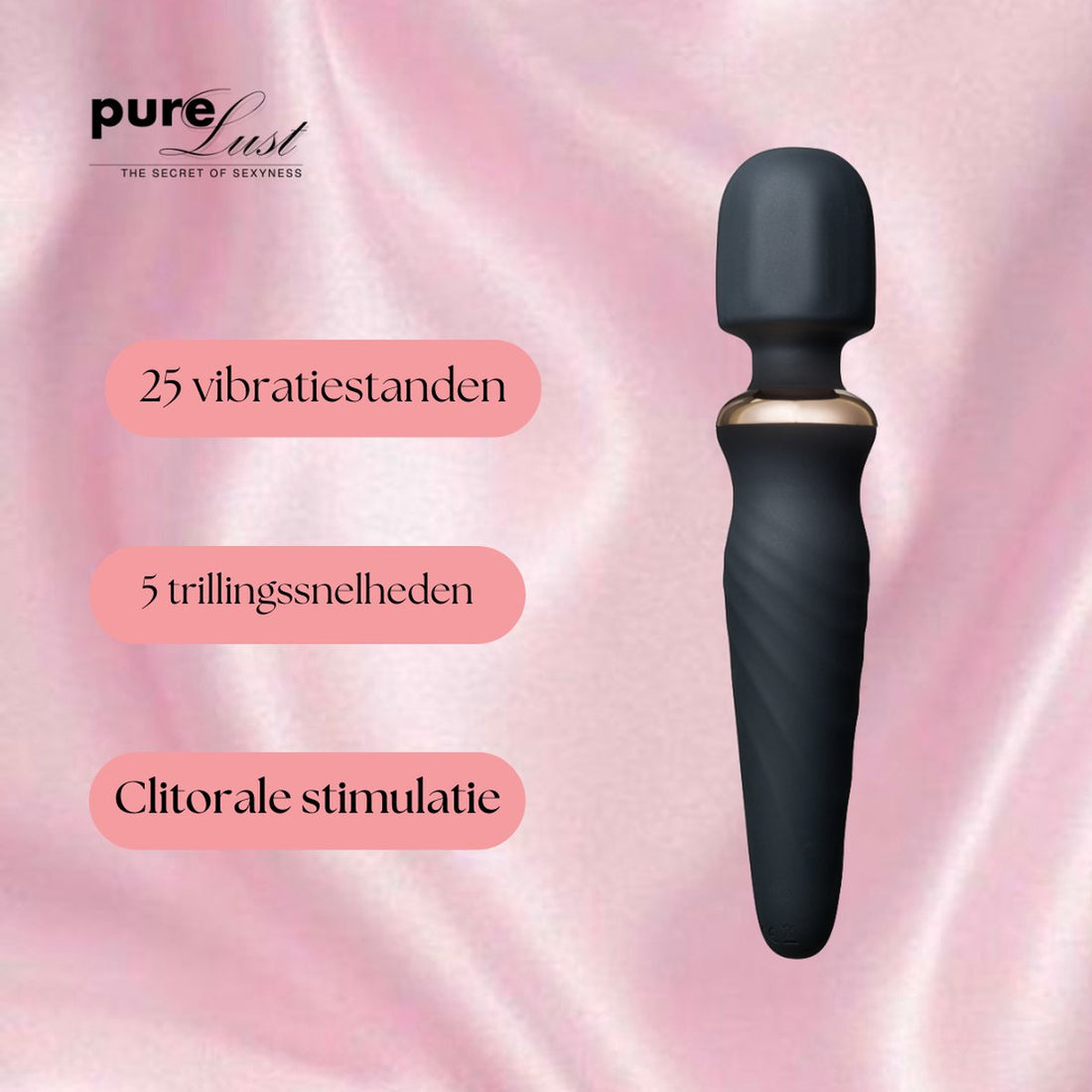 Magic Wand Vibrator & Massager - Zwart