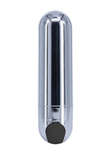Vibrator - Strong Bullet Vibrator Zwart USB 10 standen - Zilver