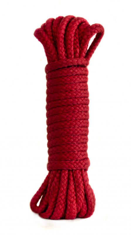 Touw - BDSM - Bondagetouw - Luxe Verpakking - Party Hard - Tender - Rood - 10m