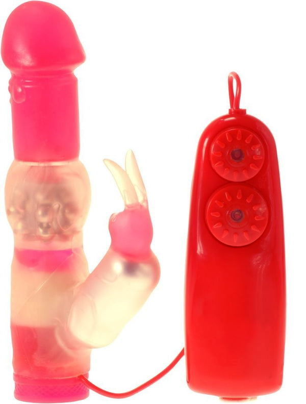 Me You Us Beaded Blossom Rabbit Vibrator Rood
