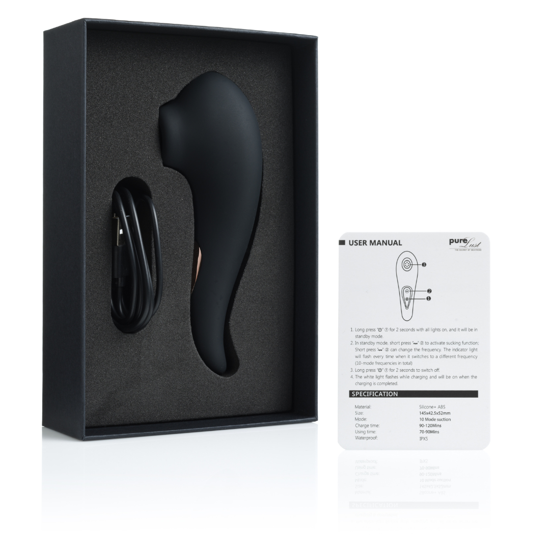 Air Suction Vibrator - Zwart