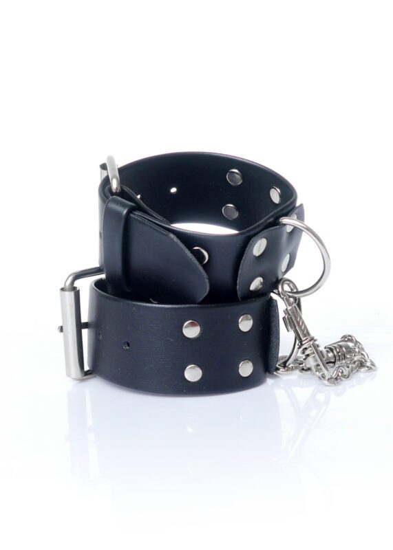 Handboeien met studs - Fetish -  4 cm