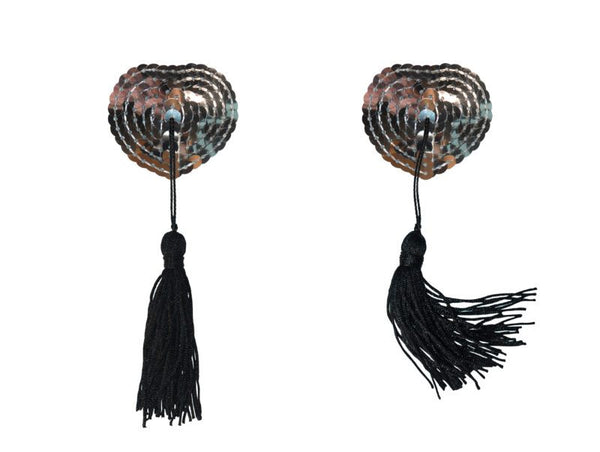 Tepelstickers Burlesque Gipsy Zilver
