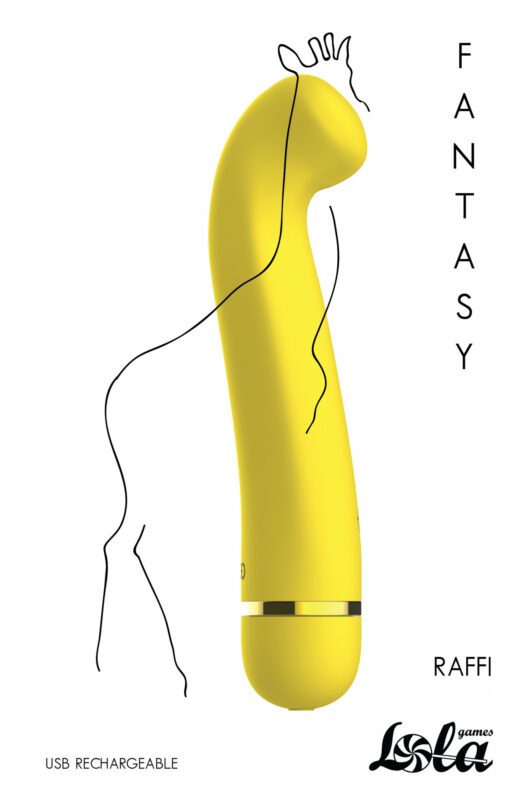 Oplaadbare Vibrator Fantasy Raffi Geel
