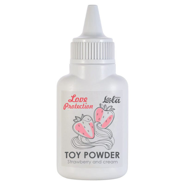 Love Protection - Toy Powder - Reinigingsmiddel voor speeltjes - Strawberry and cream