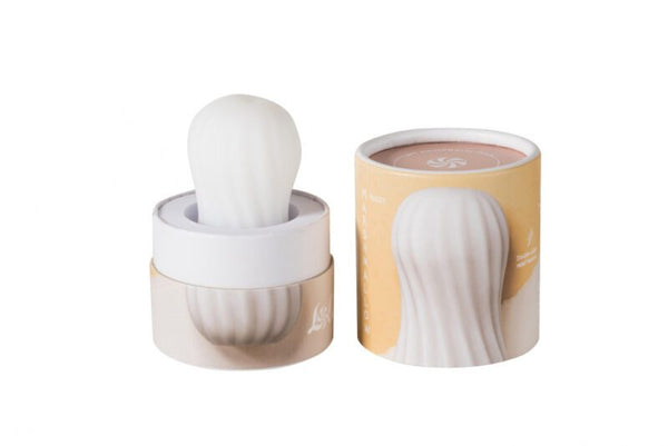 Marshmallow Masturbator - Extra Zacht - Stretch - Flexibel - Luxe Verpakking - Fuzzy - Wit