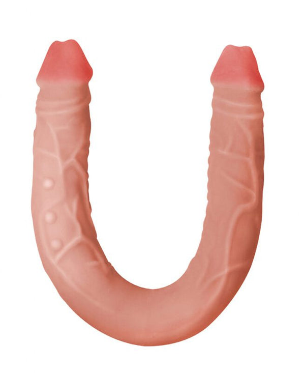 Dubbele Realistische Dildo - Koppel Dildo - Flexibel - Parabenen Vrij - Wild - Instinct - Huidskleur