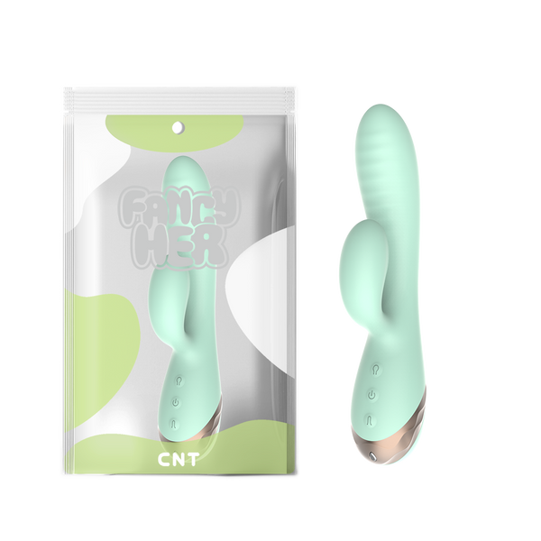 Naughty Hon Opblaasbare Vibrator - USB - Blauw