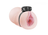 Realistische Masturbator met vibrerende penis ring - Extra zacht - Interne Textuur - Ftalaatvrij - Luxe verpakking - Satisfaction - Darling - Huidskleur