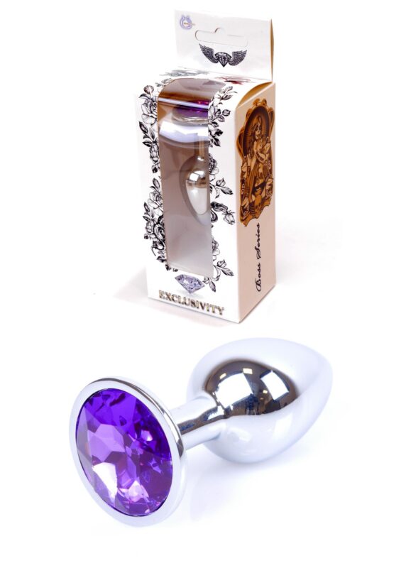 Butt plug - Silver PLUG- Paars