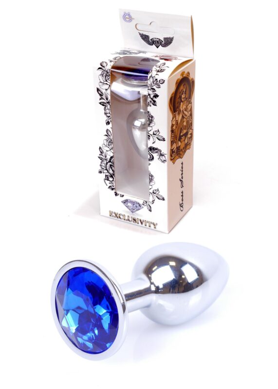 Butt plug - Silver PLUG- Blauw