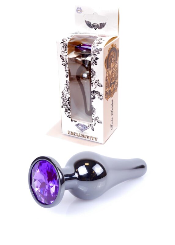 Butt plug - Dark Silver BUTT PLUG