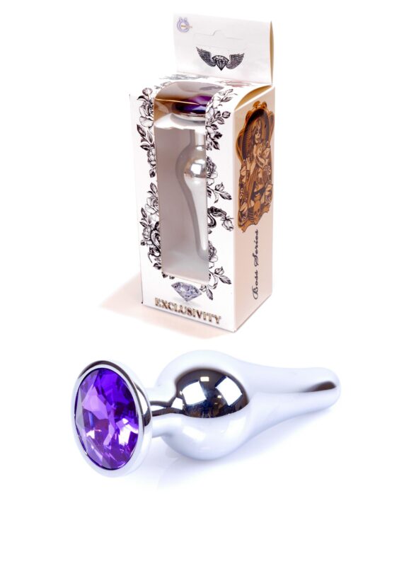 Butt plug - Silver BUTT PLUG- Paars