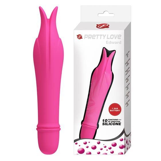 Edward Silicone Vibrator - Roze