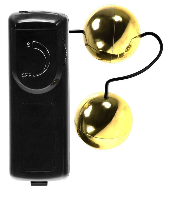Me You U U Orgasme Ballen Vibrerende Ballen Goud