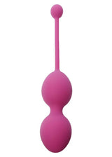 Vagina Balletjes - Silicone Kegel Balls 32mm 200g Donker roze