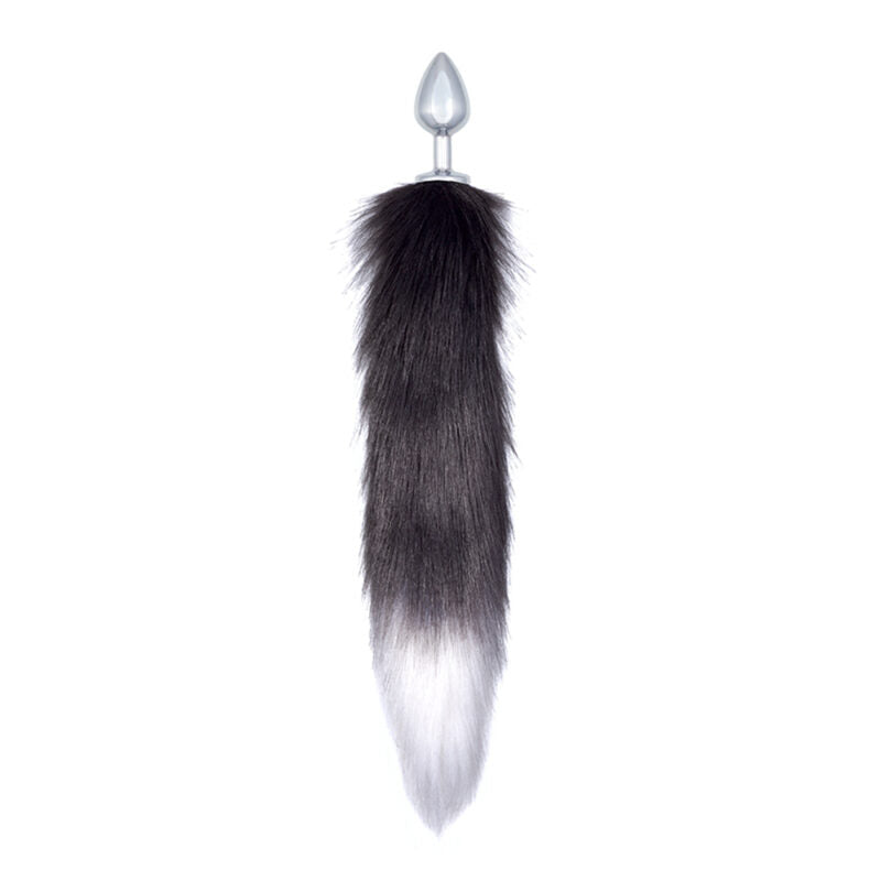 Buttplug met staart - Diamond Collection - Starlit - Zwart