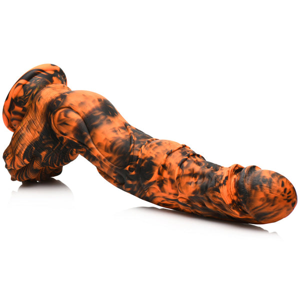 Sabeltand siliconen dildo