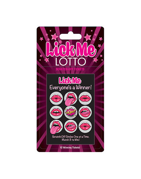 Lick Me Lotto - 12 unieke loten