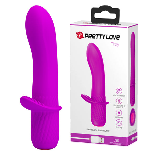 PRETTY LOVE - Troy, 12 vibratie standen met geheugenfunctie