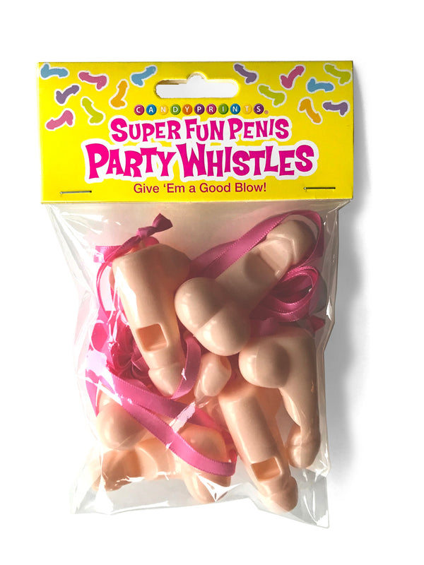 Superleuke penisfeestfluitjes, 6 stuks